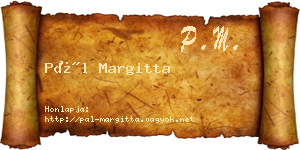 Pál Margitta névjegykártya